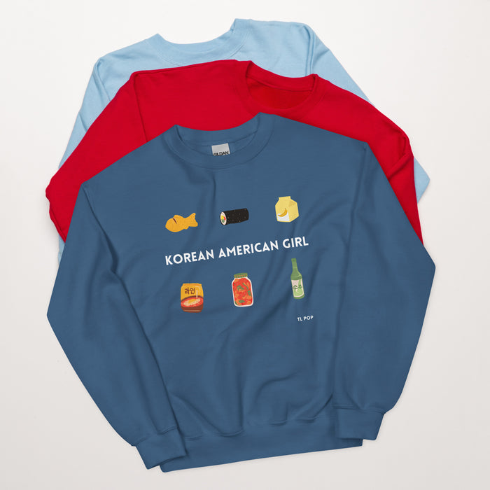 Korean American Girl Sweatshirt